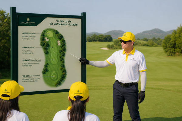 Cấu trúc cơ bản của một sân golf tiêu chuẩn