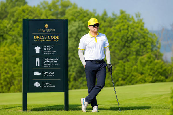 2. Quy định trang phục golf (dress code sân golf)