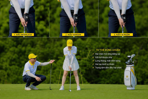 Hướng dẫn kỹ thuật đánh golf cơ bản cho người mới bắt đầu