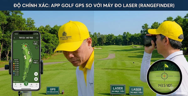 Độ chính xác: app golf GPS so với máy đo laser (rangefinder)