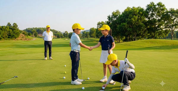 Lợi ích của golf với trẻ em: thể chất, tinh thần và kỹ năng xã hội