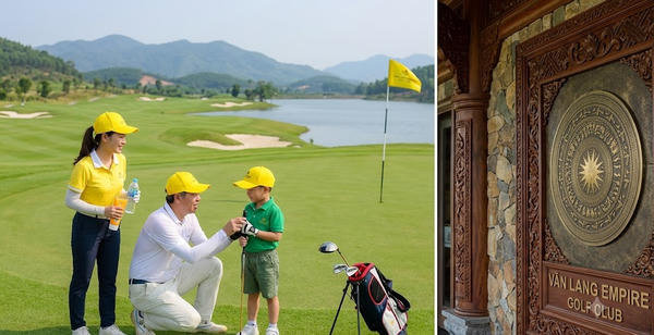 Dụng cụ & an toàn khi trẻ học golf + Gợi ý trải nghiệm gia đình tại Văn Lang Empire T&T Golf Club (KB)